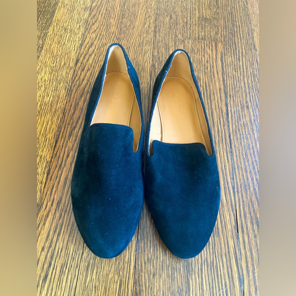 J. Crew Suede Smoking Loafer - BNWT - 6.5